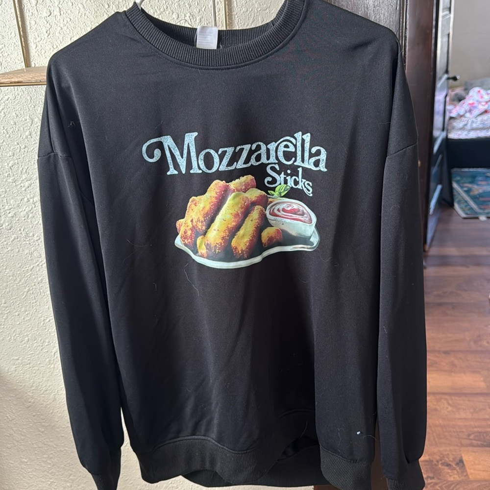 Mozzarella crewneck, Large